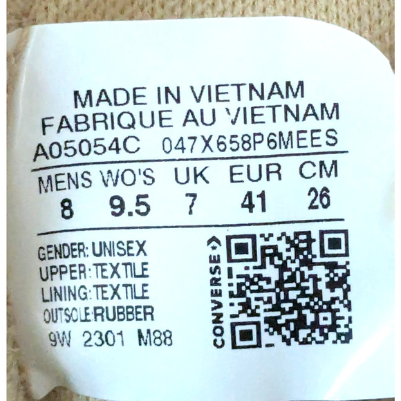 Converse Shoes Mens 8 Beige Run Star Legacy CX High Top Platform Unisex Sneaker - Picture 2 of 10